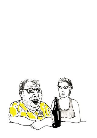 Imagem da pÔgina da esquerda da publicação Quadrinhos, arte punk e psicodelia