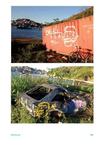 Imagem da pÔgina da direita da publicação Quadrinhos, arte punk e psicodelia