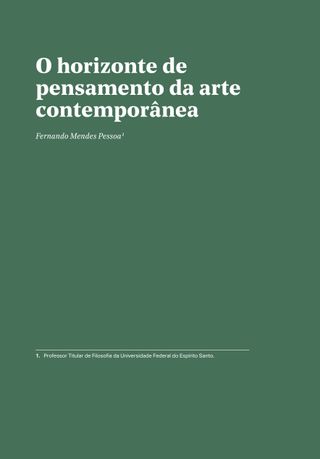 Imagem da página da esquerda da publicação Encontros com a arte contemporânea 2018