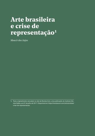 Imagem da página da esquerda da publicação Encontros com a arte contemporânea 2018