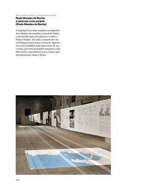 Imagem da pÔgina da esquerda da publicação Museu Vale 20 Anos