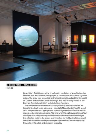 Imagem da pÔgina da esquerda da publicação Museums Without Walls