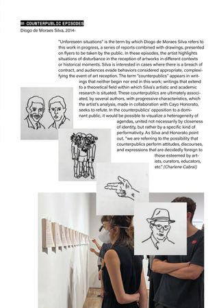 Imagem da pÔgina da direita da publicação Museums Without Walls