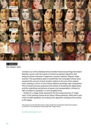 Imagem da pÔgina da esquerda da publicação Museums Without Walls