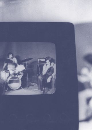 Imagem da página da direita da publicação Os Mamíferos: crônica biográfica de uma banda insular