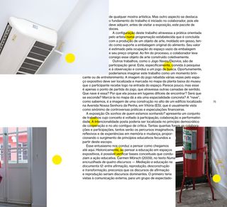 Imagem da pÔgina da direita da publicação Os sonhos de quem estamos sonhando?