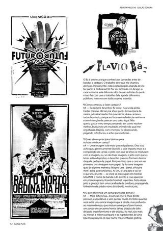Imagem da pÔgina da esquerda da publicação Prego #5