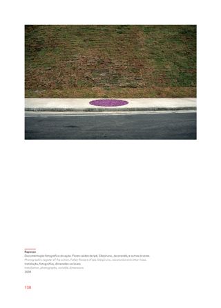 Imagem da página da esquerda da publicação Sombra Projetada — Dionísio Del Santo