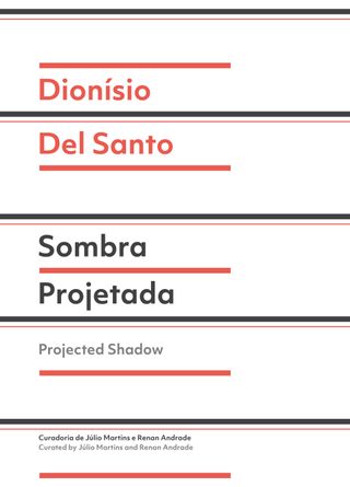 Imagem da página da direita da publicação Sombra Projetada — Dionísio Del Santo