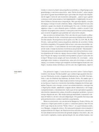 Imagem da pÔgina da direita da publicação Songbook: Carlos Papel
