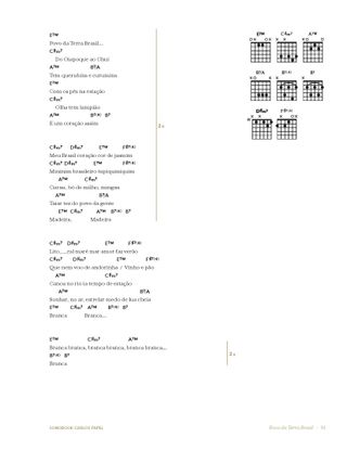 Imagem da pÔgina da direita da publicação Songbook: Carlos Papel