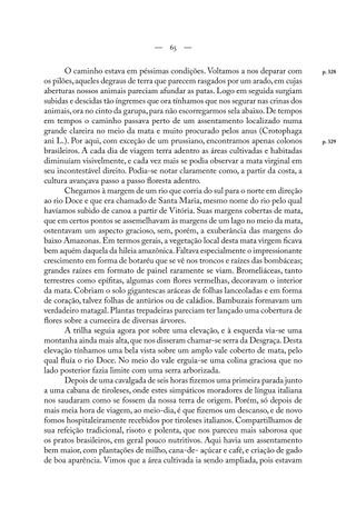 Imagem da página da direita da publicação Viagem pelos trópicos brasileiros: província do Espírito Santo