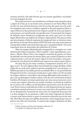 Imagem da página da direita da publicação Viagem pelos trópicos brasileiros: província do Espírito Santo