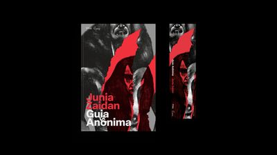 Capa e marca-páginas do livro Guia Anônima
